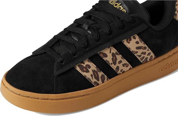 adidas Grand Court Alpha 00s Women's Tennis Shoes Black/Shadow Brown/Matte Gold : 10.5 B - Medium, Leather/Rubber - Image 7