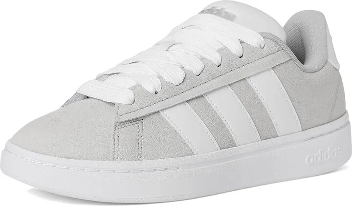 adidas Grand Court Alpha 00s Women's Tennis Shoes Grey/White/Silver Metallic : 11 B - Medium, Leather/Rubber - Image 5