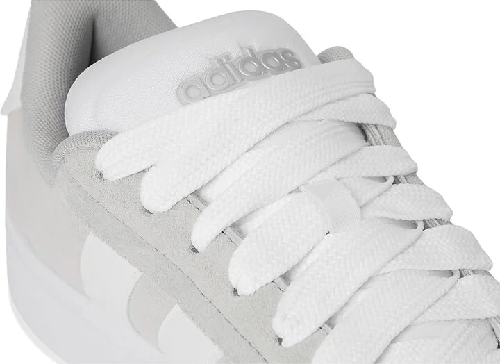 adidas Grand Court Alpha 00s Women's Tennis Shoes Grey/White/Silver Metallic : 11 B - Medium, Leather/Rubber - Image 7