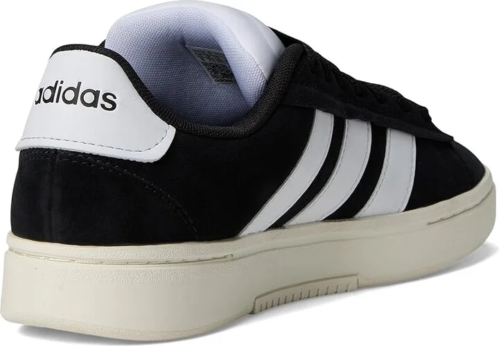 adidas Grand Court Alpha Men's Lace up casual Shoes Black/White/Off-White : 13 D - Medium, Leather/Rubber - Image 4