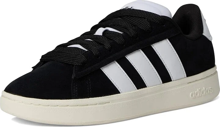 adidas Grand Court Alpha Men's Lace up casual Shoes Black/White/Off-White : 13 D - Medium, Leather/Rubber - Image 5