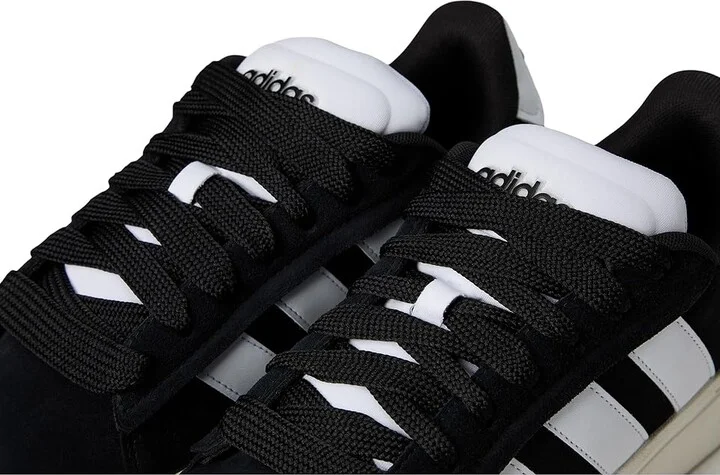 adidas Grand Court Alpha Men's Lace up casual Shoes Black/White/Off-White : 13 D - Medium, Leather/Rubber - Image 7
