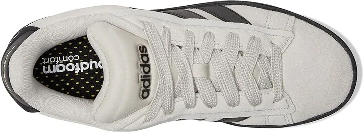 adidas Grand Court Alpha Men's Lace up casual Shoes Grey/Black/Black : 13 D - Medium, Leather/Rubber - Image 2