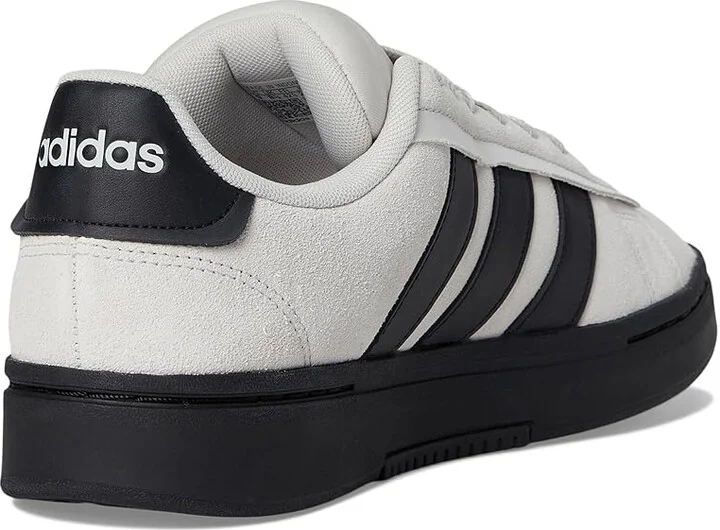 adidas Grand Court Alpha Men's Lace up casual Shoes Grey/Black/Black : 13 D - Medium, Leather/Rubber - Image 4