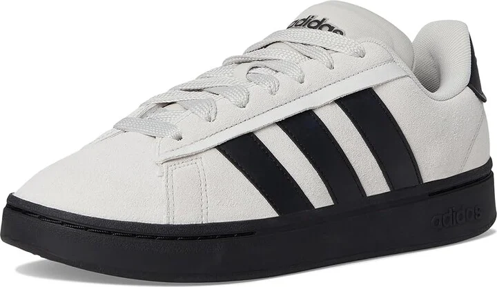 adidas Grand Court Alpha Men's Lace up casual Shoes Grey/Black/Black : 13 D - Medium, Leather/Rubber - Image 5