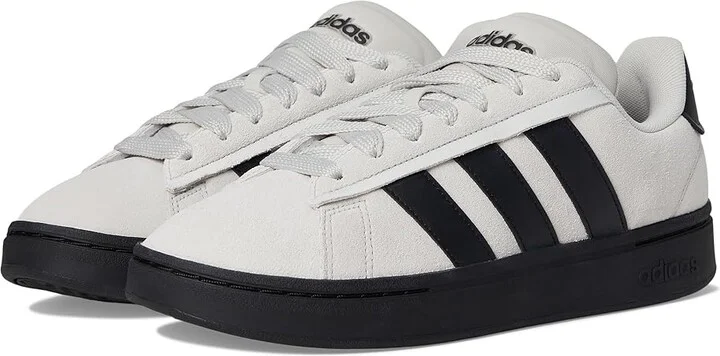 adidas Grand Court Alpha Men's Lace up casual Shoes Grey/Black/Black : 13 D - Medium, Leather/Rubber