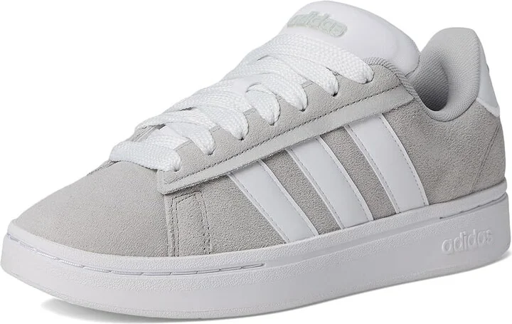 adidas Grand Court Alpha Men's Lace up casual Shoes Grey/White/Grey : 12 D - Medium, Leather/Rubber - Image 5