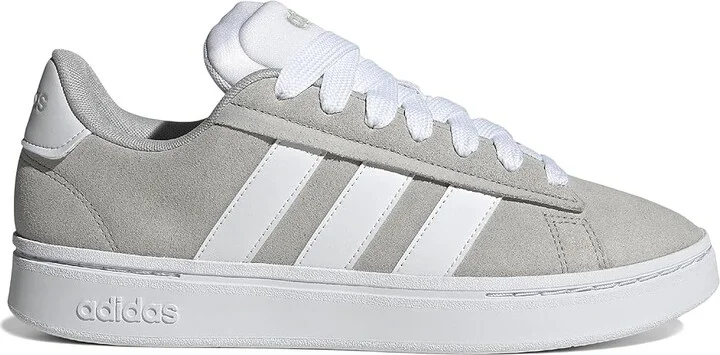 adidas Grand Court Alpha Men's Lace up casual Shoes Grey/White/Grey : 12 D - Medium, Leather/Rubber - Image 7
