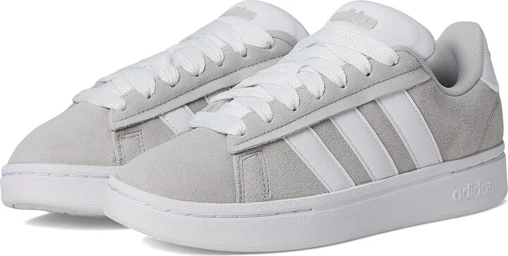 adidas Grand Court Alpha Men's Lace up casual Shoes Grey/White/Grey : 12 D - Medium, Leather/Rubber