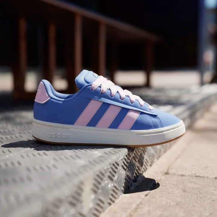 adidas Grand Court Alpha Shoes Blue Fusion 5 Womens