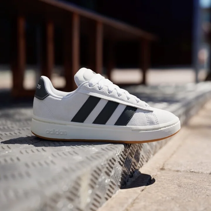 adidas Grand Court Alpha Shoes Crystal White 5 Womens