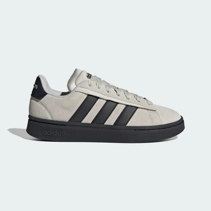 adidas Grand Court Alpha Shoes Grey One 8 Mens