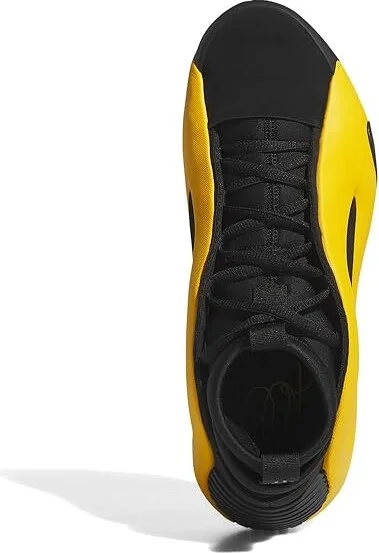 adidas Harden Volume 8 Basketball Shoes Men's Basketball Shoes Crew Yellow/Black/Silver Metallic : 9.5 D - Medium, Synthetic - Image 2