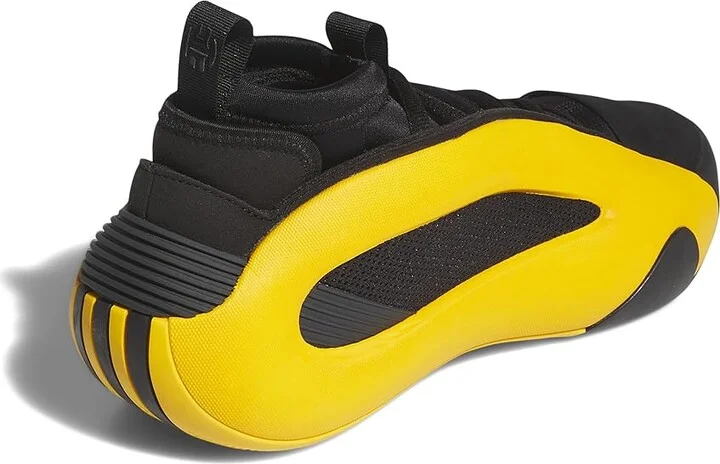 adidas Harden Volume 8 Basketball Shoes Men's Basketball Shoes Crew Yellow/Black/Silver Metallic : 9.5 D - Medium, Synthetic - Image 4