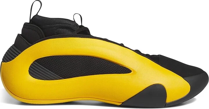 adidas Harden Volume 8 Basketball Shoes Men's Basketball Shoes Crew Yellow/Black/Silver Metallic : 9.5 D - Medium, Synthetic - Image 6