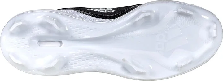 adidas Icon 7 Mid TPU Baseball Cleats Men's Shoes Black/Silver Metallic/White : 11.5 D - Medium, Textile/Synthetic - Image 3