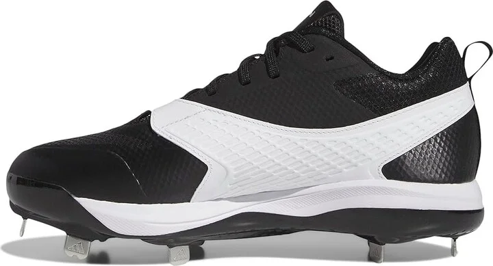 adidas Icon 8 Baseball Cleats Men's Shoes Core Black/Silver Metallic/Footwear White 1 : 12.5 D - Medium - Image 5