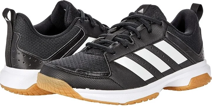 adidas Ligra 7 Volleyball Shoes Women's Volleyball Shoes Black/White/Black : 7 B - Medium, Synthetic/Textile