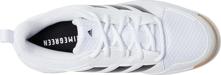 adidas Ligra 7 Volleyball Shoes Women's Volleyball Shoes White/Black/White : 7.5 B - Medium, Synthetic/Textile - Image 2