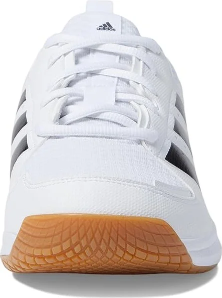 adidas Ligra 7 Volleyball Shoes Women's Volleyball Shoes White/Black/White : 7.5 B - Medium, Synthetic/Textile - Image 3