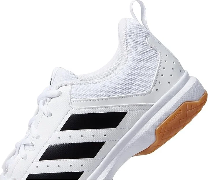 adidas Ligra 7 Volleyball Shoes Women's Volleyball Shoes White/Black/White : 7.5 B - Medium, Synthetic/Textile - Image 4