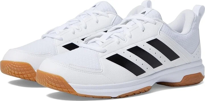 adidas Ligra 7 Volleyball Shoes Women's Volleyball Shoes White/Black/White : 7.5 B - Medium, Synthetic/Textile