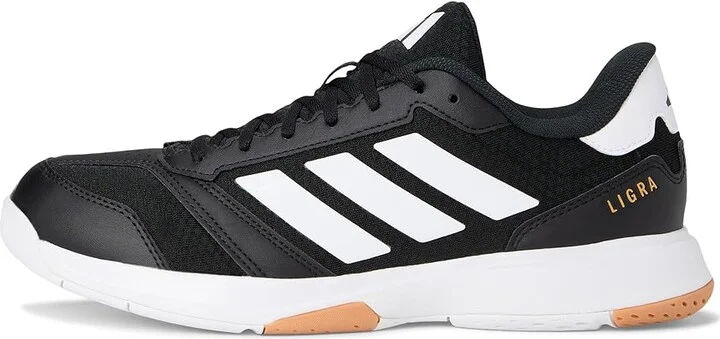 adidas Ligra 8 Volleyball Shoes Men's Volleyball Shoes Black/White/White : 13 M, Synthetic - Image 6