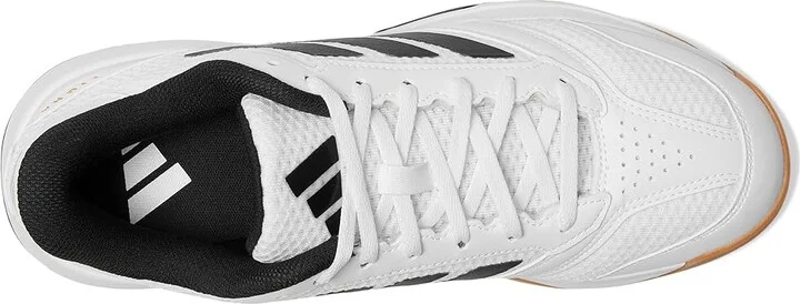 adidas Ligra 8 Volleyball Shoes Men's Volleyball Shoes White/Black/White : 11 M, Synthetic - Image 2