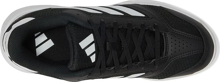 adidas Ligra 8 Volleyball Shoes Women's Volleyball Shoes Black/White/White : 8 M, Faux Leather/Textile - Image 2