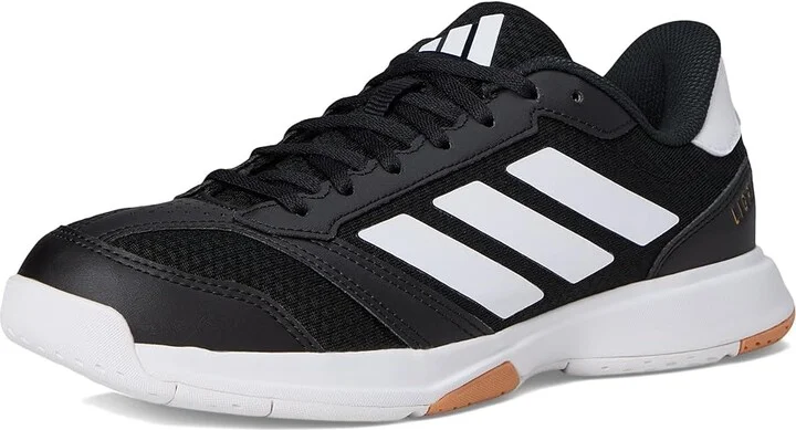 adidas Ligra 8 Volleyball Shoes Women's Volleyball Shoes Black/White/White : 8 M, Faux Leather/Textile - Image 5