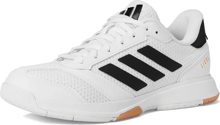 adidas Ligra 8 Volleyball Shoes Women's Volleyball Shoes White/Black/White : 9.5 M, Faux Leather/Textile - Image 5