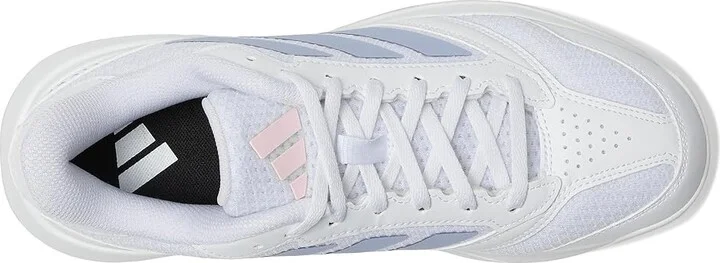 adidas Ligra 8 Volleyball Shoes Women's Volleyball Shoes White/Violet Tone/Clear Pink : 7.5 M, Faux Leather/Textile - Image 2