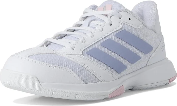 adidas Ligra 8 Volleyball Shoes Women's Volleyball Shoes White/Violet Tone/Clear Pink : 7.5 M, Faux Leather/Textile - Image 5