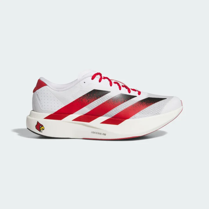 adidas Louisville Cardinals adizero Evo SL Cloud White 6 Unisex