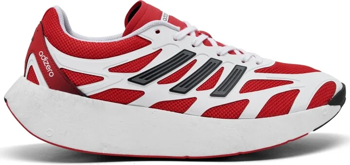 Adidas Men's Adi Zero Aruku Casual Sneakers from Finish Line - White, Ruby, Black - Image 2