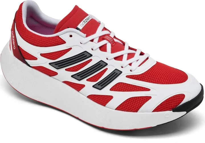 Adidas Men's Adi Zero Aruku Casual Sneakers from Finish Line - White, Ruby, Black