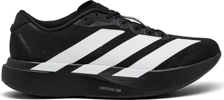 Adidas Men's Adizero Evo Sl Running Sneakers from Finish Line - Black, White - Image 2