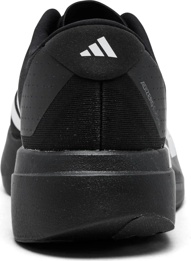 Adidas Men's Adizero Evo Sl Running Sneakers from Finish Line - Black, White - Image 4