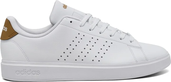 Adidas Men's Advantage 2.0 Casual Tennis Sneakers from Finish Line - White/Green - Image 7