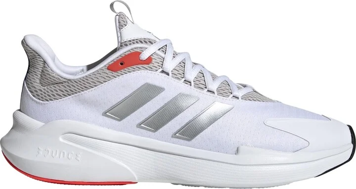 White/Silver Metallic/Bright Red