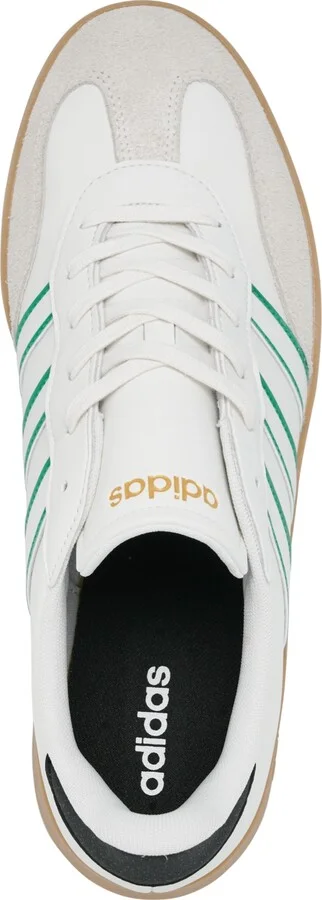 Adidas Men's Barreda Casual Sneakers from Finish Line - White, Green - Image 5