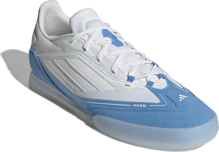 White/Gold Metallic/Blue Burst