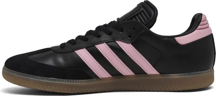 Adidas Men's Samba Messi Casual Sneakers from Finish Line - Black, Pink - Image 3