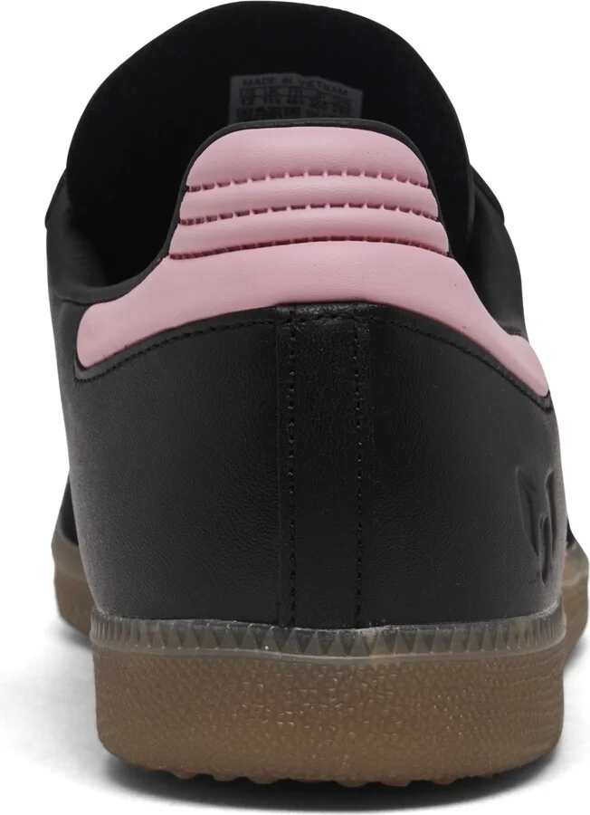 Adidas Men's Samba Messi Casual Sneakers from Finish Line - Black, Pink - Image 4