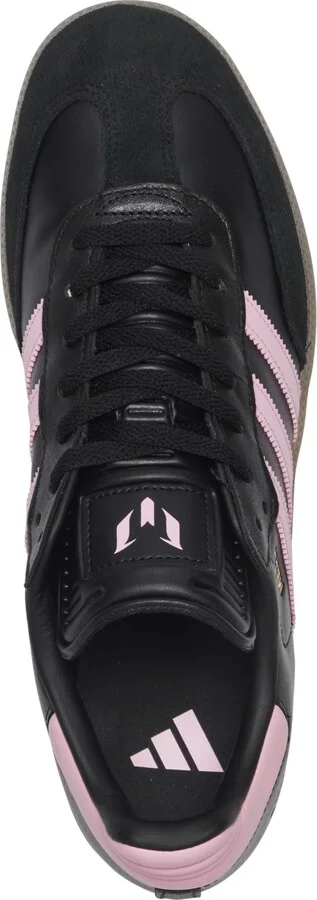 Adidas Men's Samba Messi Casual Sneakers from Finish Line - Black, Pink - Image 5