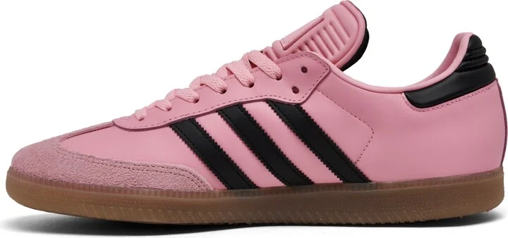 Adidas Men's Samba Messi Casual Sneakers from Finish Line - Black, Pink - Image 8