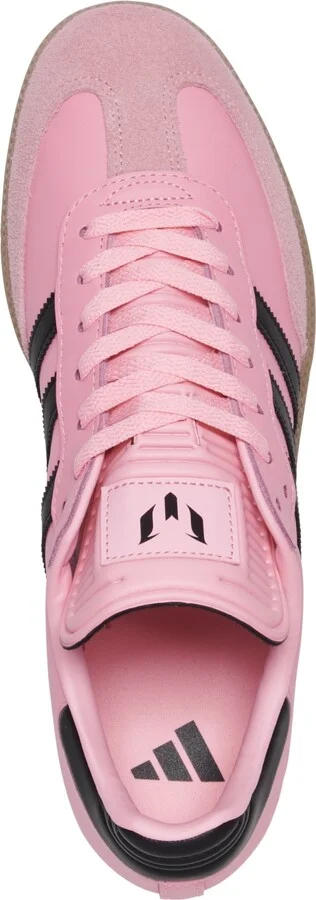 Adidas Men's Samba Messi Casual Sneakers from Finish Line - Black, Pink - Image 9