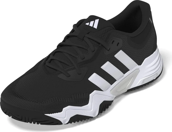 Black/White/Silver Metallic
