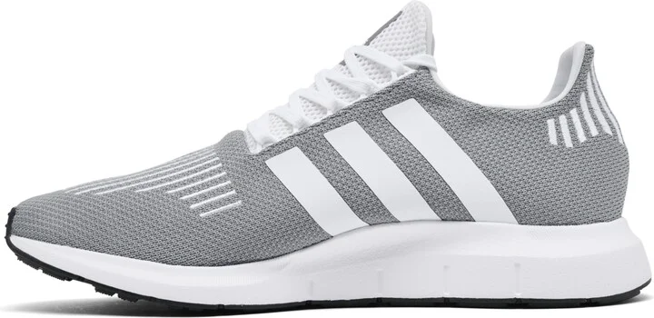 Adidas Men's Swift Run 1.0 Casual Sneakers from Finish Line - Gray, White - Image 3