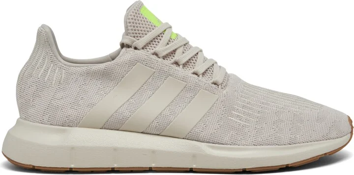 Adidas Men's Swift Run Casual Sneakers from Finish Line - Black/Gum - Image 11